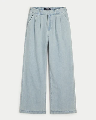 Hollister Livvy Ultra High-Rise Lightweight Wide-Leg Jeans