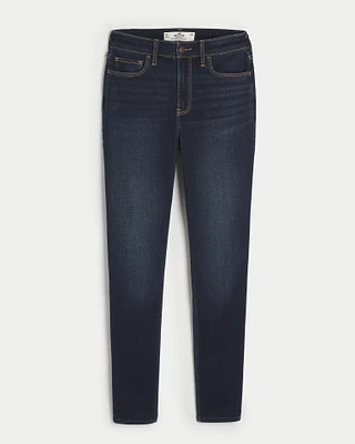 Curvy High-Rise Dark Wash Super Skinny Jeans