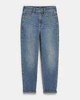 Ultra High-Rise Dark Wash Mom Jeans