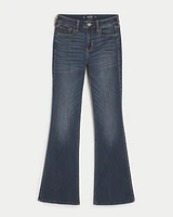 Mid-Rise Dark Wash Boot Jeans