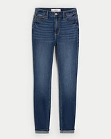 High-Rise Dark Wash Super Skinny Jeans