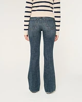 Mid-Rise Dark Wash Relaxed Boot Jeans