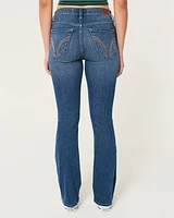 Curvy Mid-Rise Dark Wash Boot Jeans