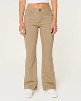 Mid-Rise Khaki Boot Jeans