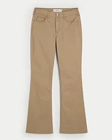 Mid-Rise Khaki Boot Jeans