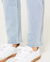 Ultra High-Rise Light Wash Mom Jeans