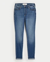 Curvy High-Rise Dark Wash Super Skinny Jeans