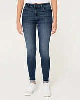 High-Rise Medium Wash Super Skinny Jeans