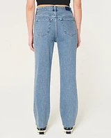 Ultra High-Rise Medium Wash 90s Straight Jeans