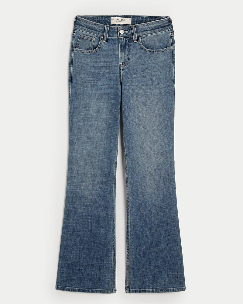 Mid-Rise Medium Wash Relaxed Boot Jeans