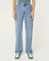 Ultra High-Rise Medium Wash Dad Jeans