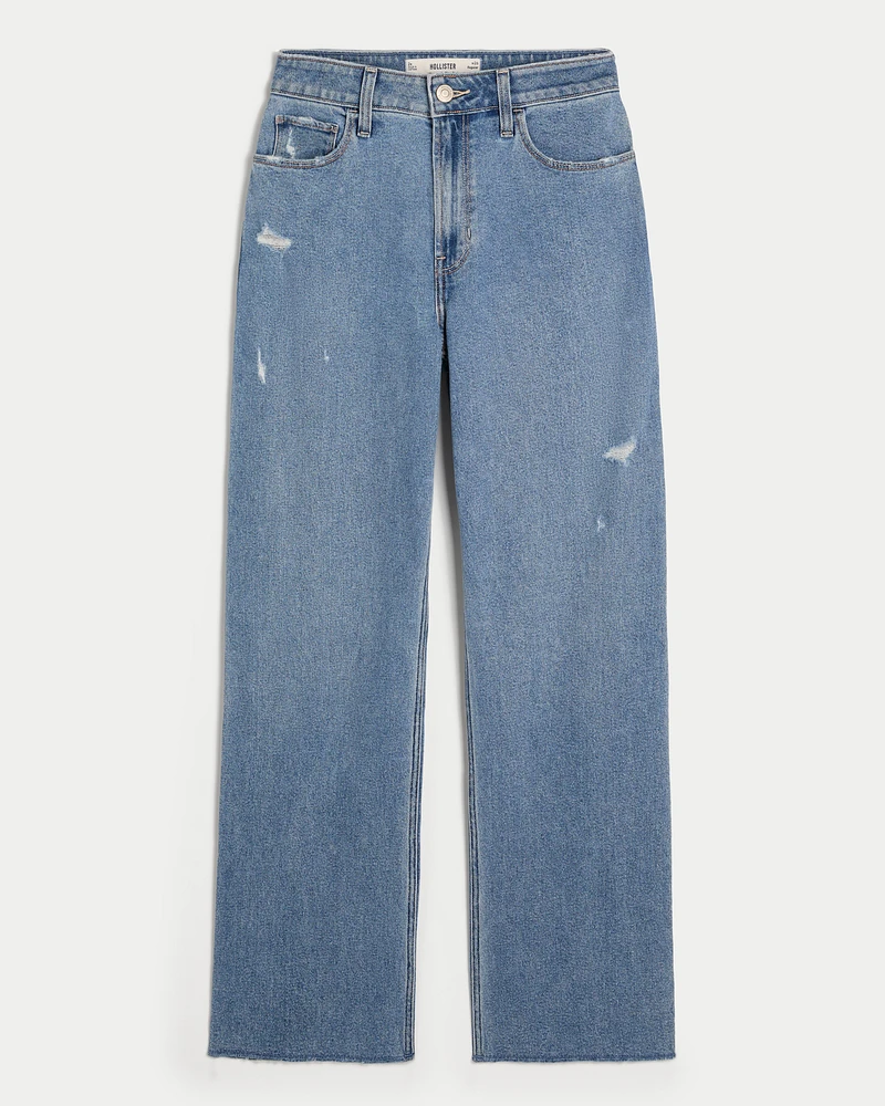 Ultra High-Rise Medium Wash Dad Jeans