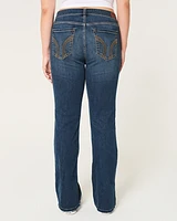 Mid-Rise Dark Wash Boot Jeans