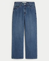 Ultra High-Rise Medium Wash Baggy Jeans