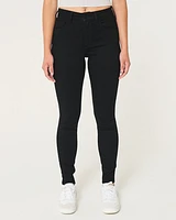 Curvy High-Rise Black Super Skinny Jeans