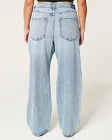 Ultra High-Rise Medium Wash Baggy Jeans