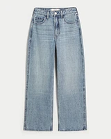 Ultra High-Rise Medium Wash Baggy Jeans