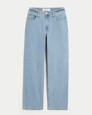 High-Rise Medium Wash Dad Jeans