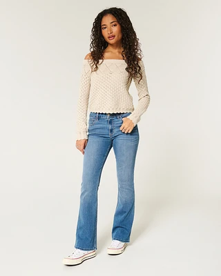 Mid-Rise Medium Wash Boot Jeans