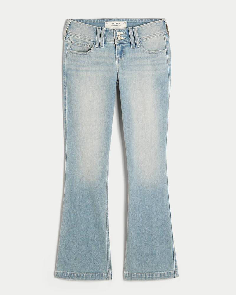 Ultra Low-Rise Studded Boot Jeans