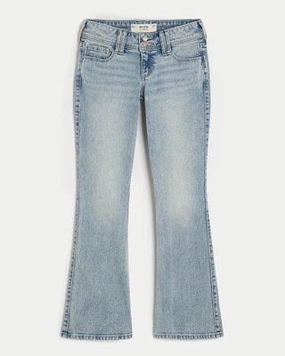 Low-Rise Light Wash Boot Jeans