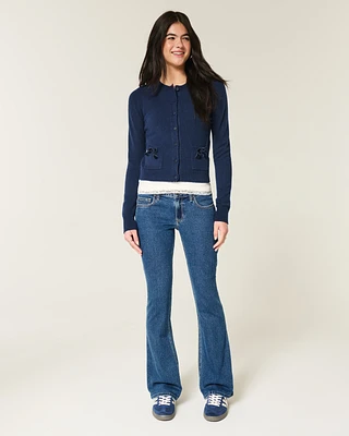 Low-Rise Medium Wash Boot Jeans