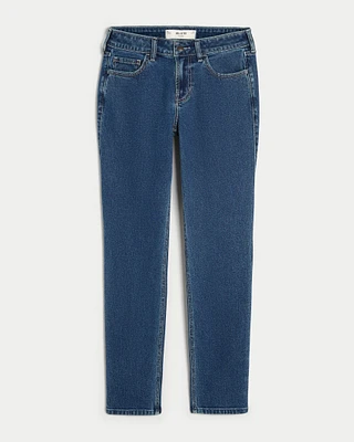 Mid-Rise Medium Wash Skinny Jeans