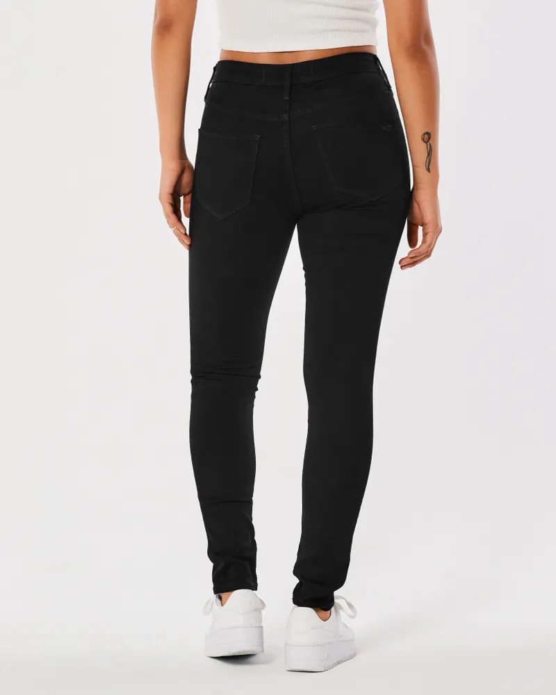 High-Rise Light Wash Jean Leggings