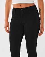 High-Rise Black Jean Leggings