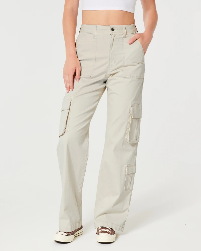 Ultra High-Rise 3-Pocket Baggy Cargo Pants