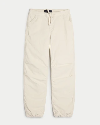 Adjustable Rise Corduroy Parachute Pants