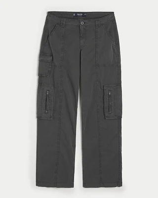 Low-Rise Baggy Cargo Pants