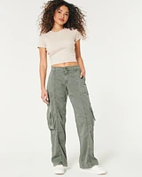 Low-Rise Baggy Cargo Pants