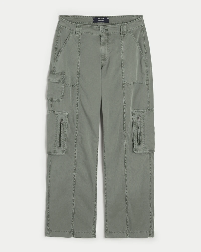 Low-Rise Baggy Cargo Pants