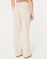 Low-Rise Baggy Cargo Pants