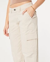 Low-Rise Baggy Cargo Pants