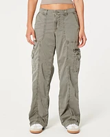 Low-Rise Baggy Cargo Pants