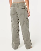 Low-Rise Baggy Cargo Pants