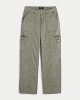 Low-Rise Baggy Cargo Pants