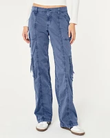 Low-Rise Baggy Cargo Pants