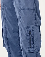 Low-Rise Baggy Zipper Pocket Cargo Pants