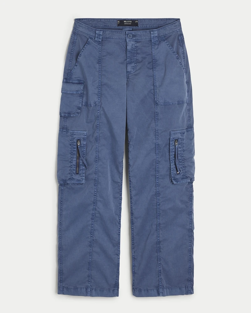 Low-Rise Baggy Cargo Pants