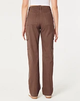 Ultra High-Rise Cargo Dad Pants