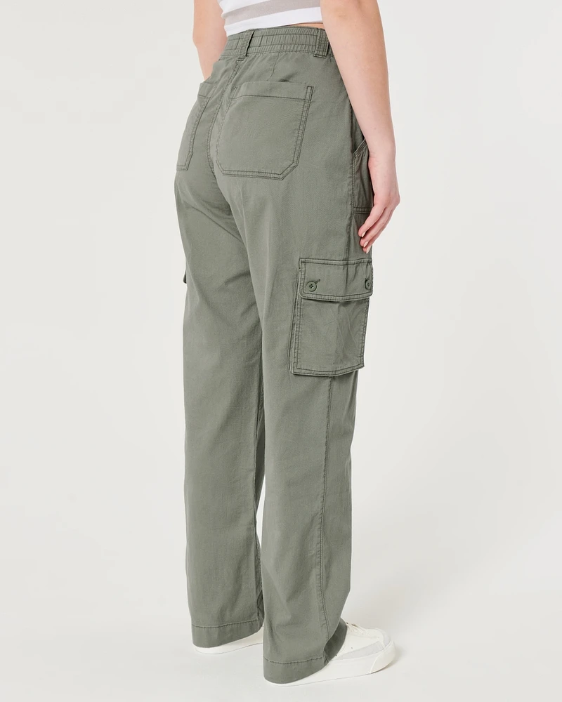 Ultra High-Rise Cargo Dad Pants