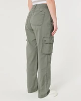 Ultra High-Rise Dad Cargo Pants