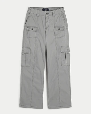 Low-Rise Baggy 4-Pocket Cargo Pants