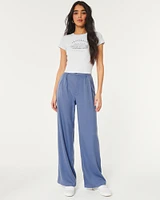 Hollister Livvy Ultra High-Rise Wide-Leg Pants