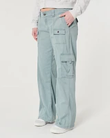 Low Rise Baggy-Cargohose mit 4 Taschen