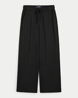 Adjustable Rise Pull-On Wide-Leg Pants