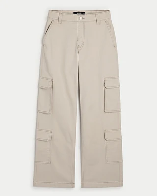 High-Rise Baggy 4-Pocket Cargo Pants